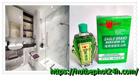 Khử m&ugrave;i h&ocirc;i xuất hiện trong nh&agrave; vệ sinh bằng dầu gi&oacute;