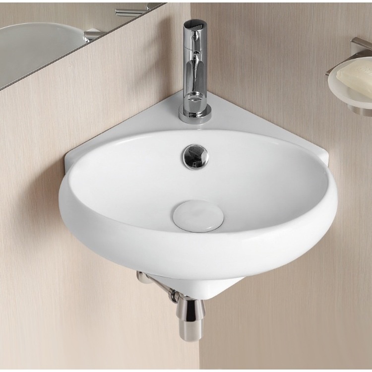 Lavabo g&oacute;c nhỏ nhất